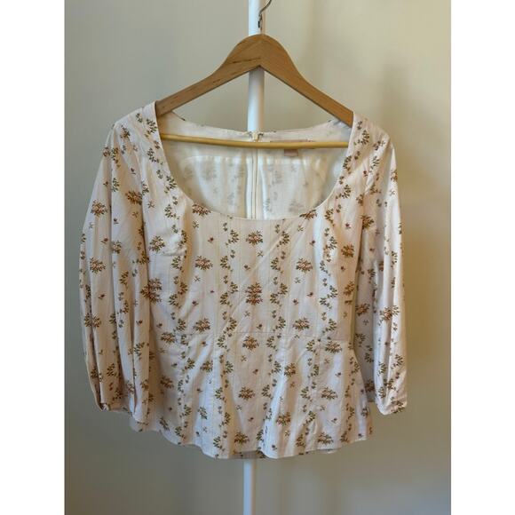 Brock Collection Floral Blouse, Size 4 - Picture 1 of 5